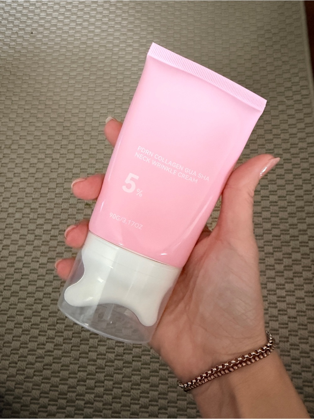Medicube Collagen Neck Wrinkle Cream 5% with built in GuaSha